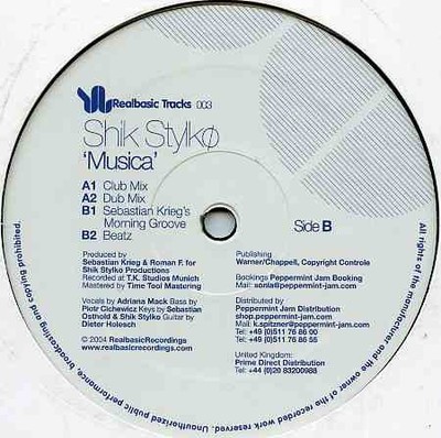 Shik Stylko - Musica - German 12'' Vinyl - 2004 - Realbasic Tracks