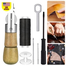 New Sewing Awl Needle Repair Tools Kits for Leather Sail Canvas dds