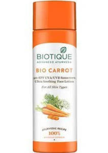 sunscreen lotion biotique