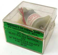 1960's WILSON 877-1 Threaded Shaft 12v electric motor 1:24 slot car mint boxed
