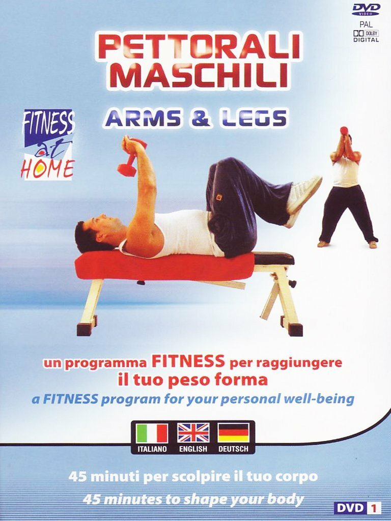 Pettorali Maschili - Arms And Legs DVD AZZURRA