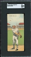 1911 T201 Mecca Cigarettes Charles Bender /Oldring SGC 3 VG HOF BEAUTY SUPERSTAR