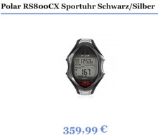 Polar RS800 Premium, Sport Armband Uhr, Fitness Tracker, Pulsuhr 
