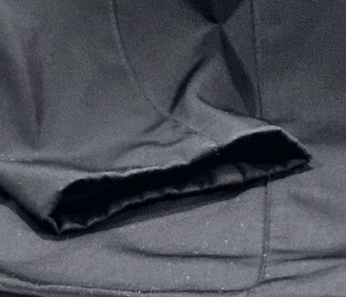 Anne Klein Womens Rain Coat SMALL Black Removable Hood Lined Full Zip Pockets - Picture 7 of 13