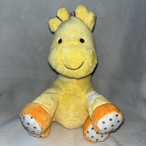 Carters Just One You Giraffe Plush Musical Wind Up Baby Toy Yellow Orange 9.5”