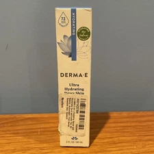 DERMA-E Ultra Hydrating Dewy Skin Serum 2oz Hyaluronic Acid