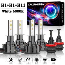 For Acura Rsx 2002-2004 Combo Led Headlight Highlow Beamfog Light Bulbs Kit