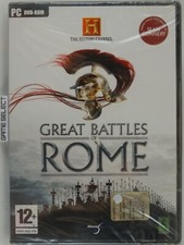 THE HISTORY CHANNEL GREAT BATTLES OF ROME PC COMPUTER ITALIANO NUOVO SIGILLATO