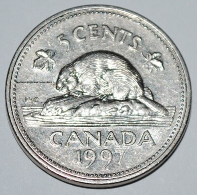 Canada 1997 5 Cents Elizabeth II Canadian Nickel Five Cent | eBay
