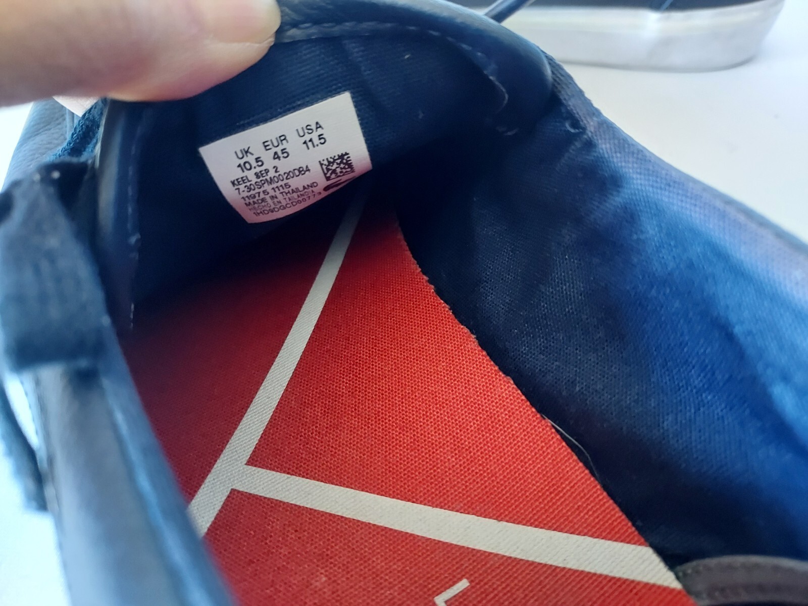 Lacoste Sport Keel Sep 2 Leather Boat Shoes Lace Ortholite Blue-White Men US11.5 thumbnail 10