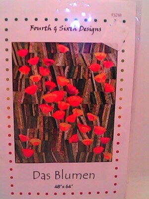Fourth & Sixth Designs Das Blumen Sewing Pattern 48'' x 64''
