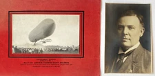 Thomas Scott Baldwin Early Aviation Balloonist Parachute Dirigible Red Devil