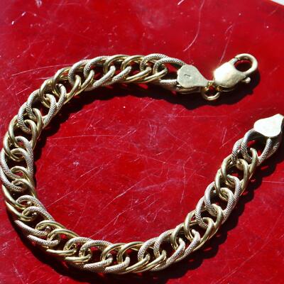 18k 750 yellow gold bracelet Italian 8.25