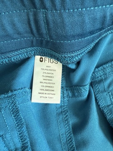 FIGS Axim Cargo Scrub Pants Herren Large Blau Taschen Kordelzug Taschen Komfort - Bild 4 von 4