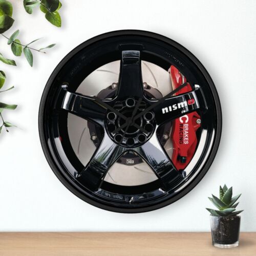 Novedad Nismo LMGT4 Reloj de Rueda, Rayos LMGT4 Reloj de Pared de Garaje, Reloj de Rueda GTR - Imagen 2 de 7