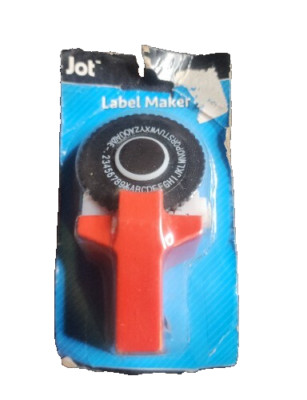 Jot Label Maker Handheld Labeling System Red Damaged Package (T63)