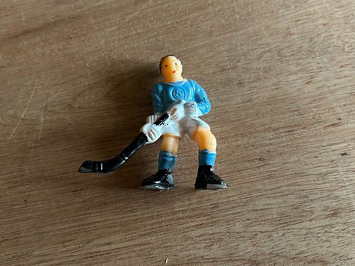 Hockey Player Toy Figurine Cake Topper Lot Mini Figure Unbranded Vtg 6 pc Set - Picture 9 of 24