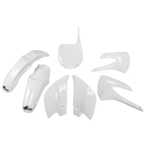 UFO Restyled Kawasaki KX 85 (01-13) White Plastic Kit KAKIT214K