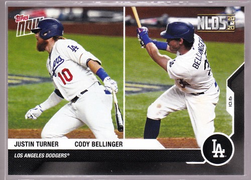 2020 Topps Now 377 Justin Turner / Cody Bellinger / LOS ANGELES DODGERS®