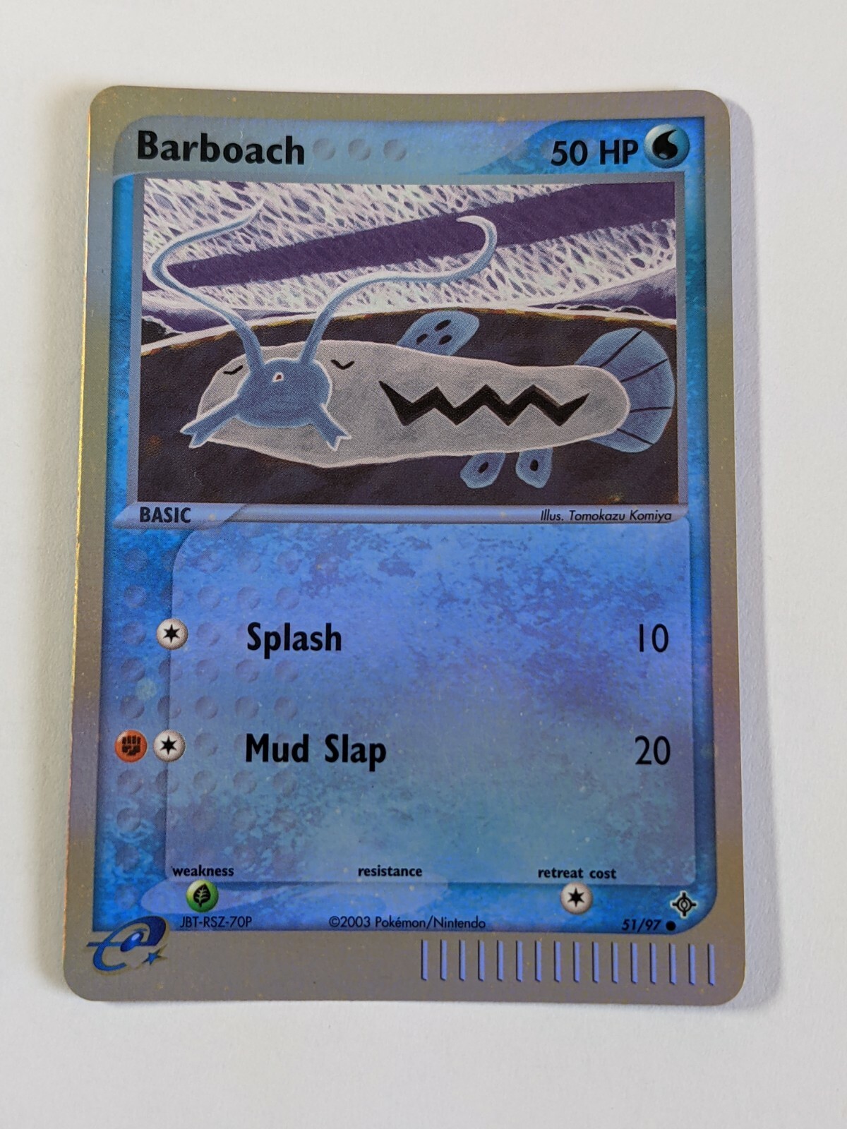 Pokemon: Barboach 51/97 Reverse Holo. EX  Dragon. NM