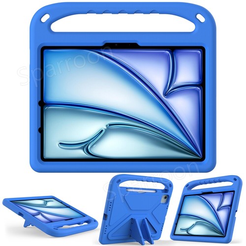 For iPad Air Pro 11 13 2024 5/6/7/8/9/10th Kids Shockproof EVA Stand Case Cover - Picture 5 of 59