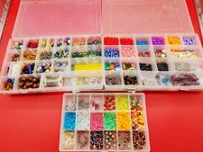 Mixed Craft Beads Lot Jewelry Making Mix Variety of Beads