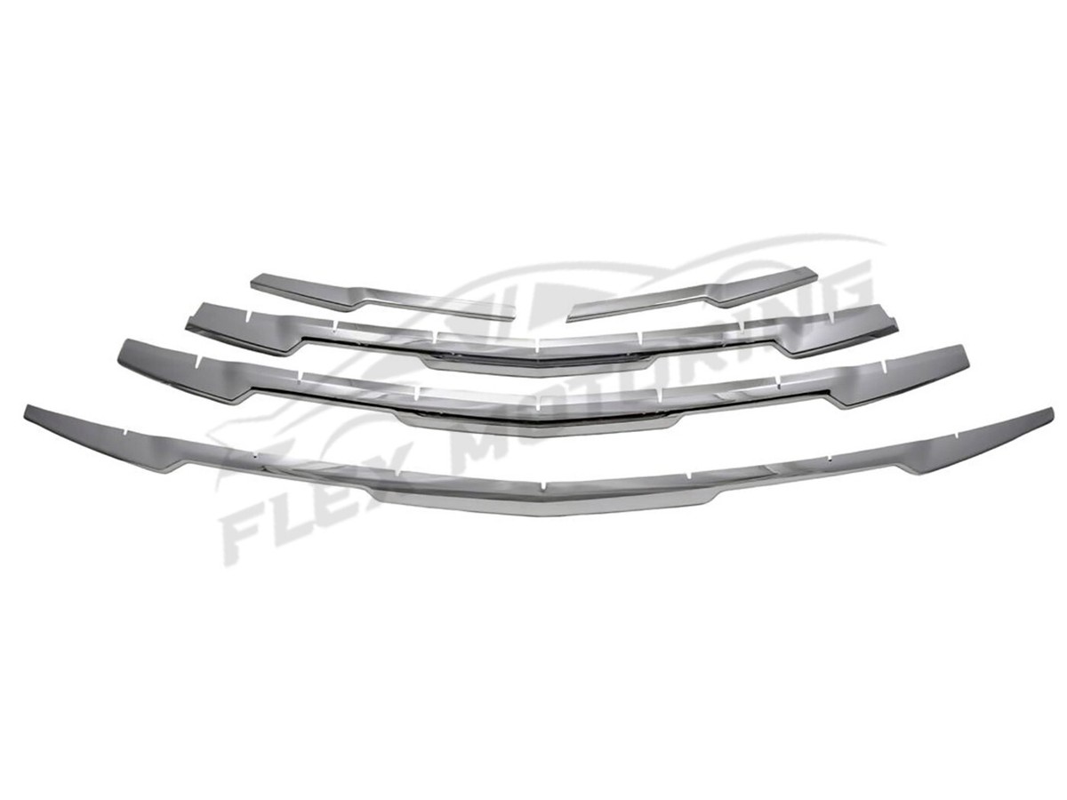 Chrome Grille Grill 5PC Overlay Trim FOR 2021-2023