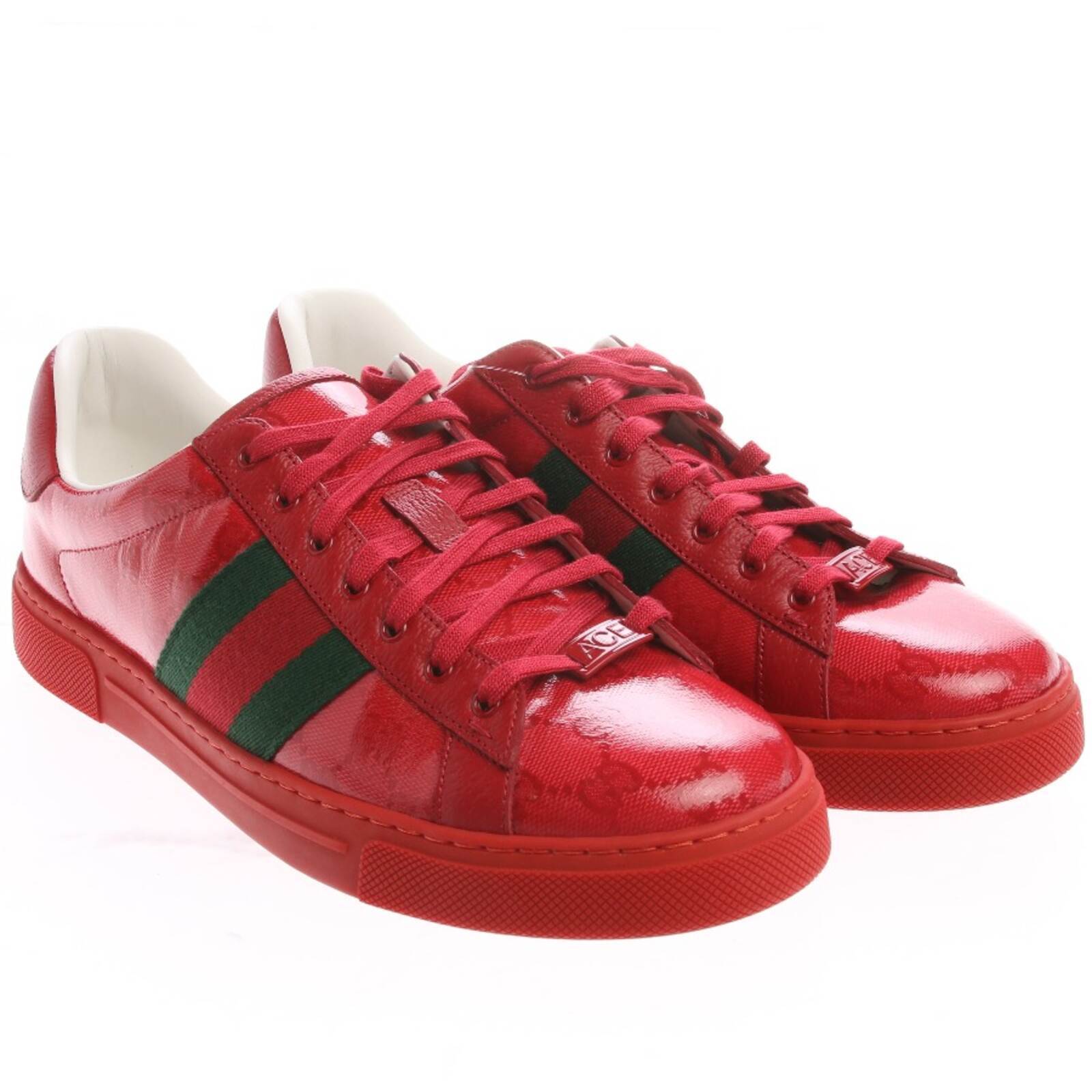 Кроссовки Gucci Rot 435 EUR Великобритания 95 Neu Ace 114490₽