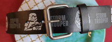 Disney Star Wars Stormtroopers Belt Youth S/M Black w White Stormtroopers