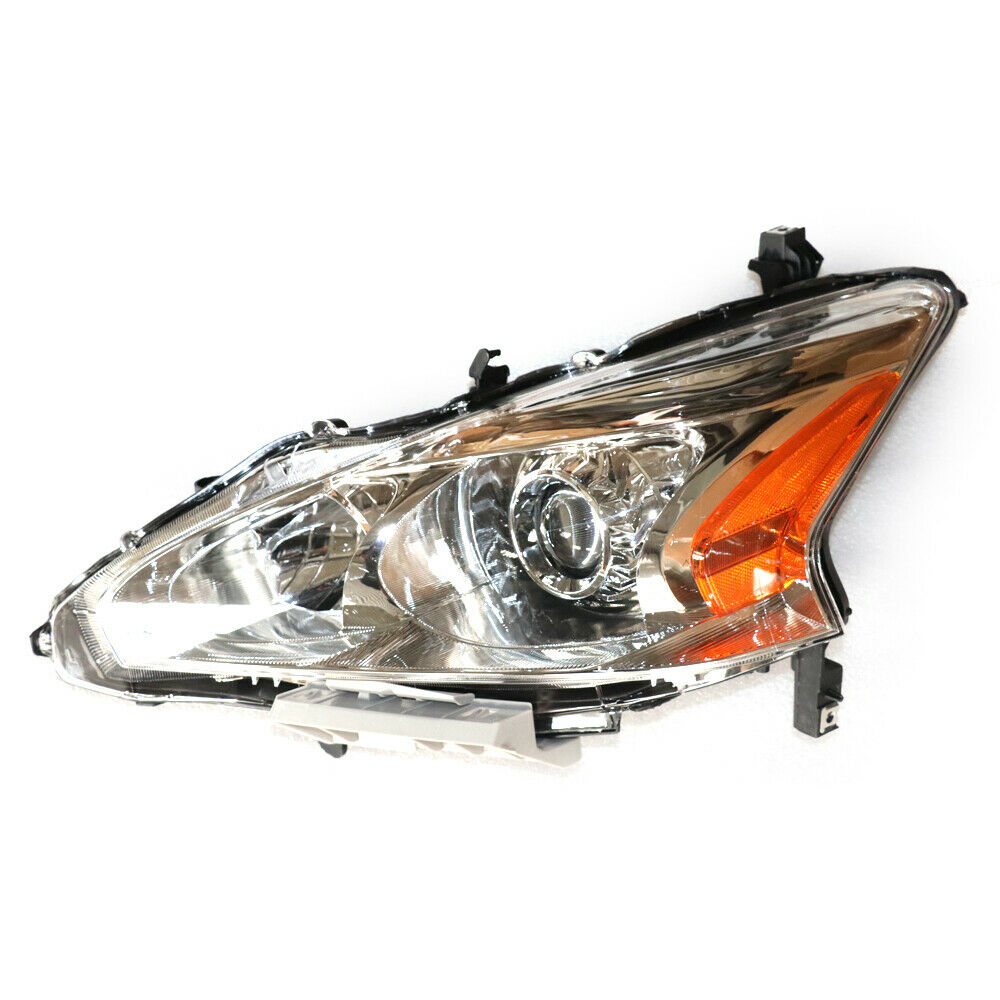 Headlight for 2013 2014 2015 Nissan Altima Driver Side Chrome Housing Lamp