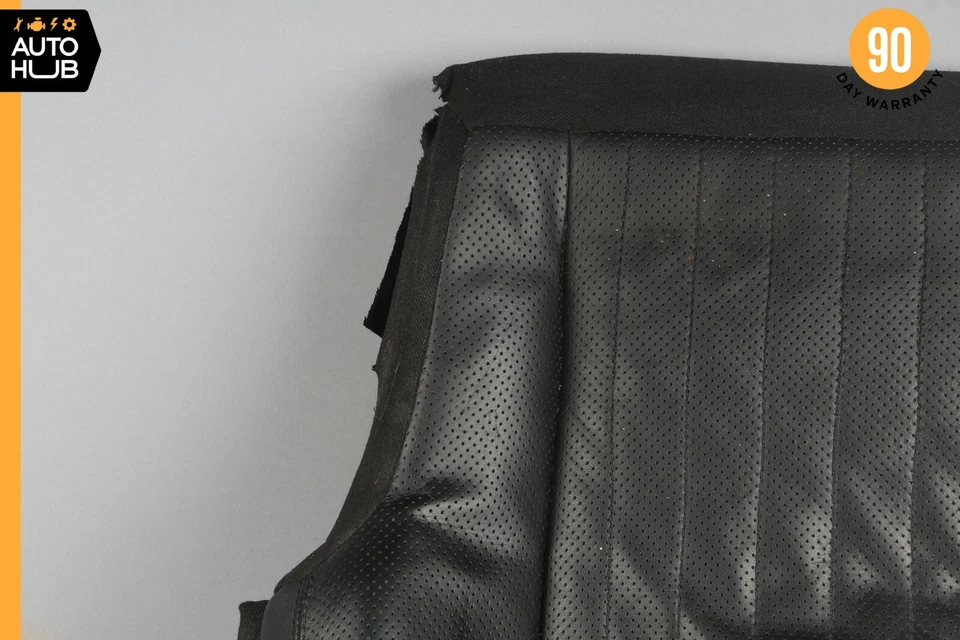 07-14 Mercedes W216 CL600 Front Left Driver Bottom Lower Seat Cushion Black OEM - Image 2 of 4