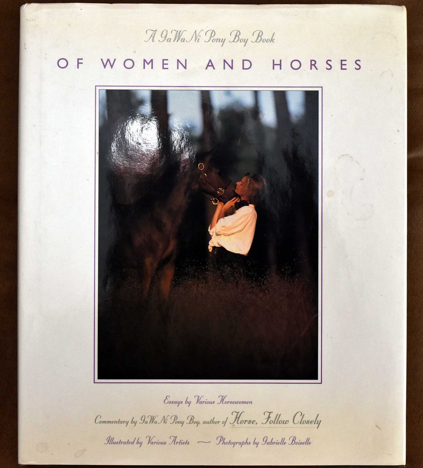 Gawani Pony Boy: Of Women and Horses Signed HC Dust Jacket First Edition