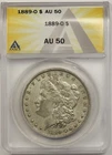 1889-O $1 ANACS AU 50 Morgan Silver Dollar
