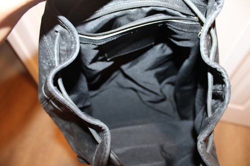 COACH Classic Retro Black Leather Backpack Rucksack Unisex #0547 RARE **READ** - Picture 14 of 17