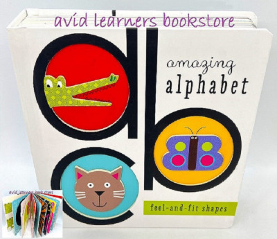 AMAZING ALPHABET Brand NEW/Sanitary Hardcvr Boardbook-Perfect Gift for Ages 1-5