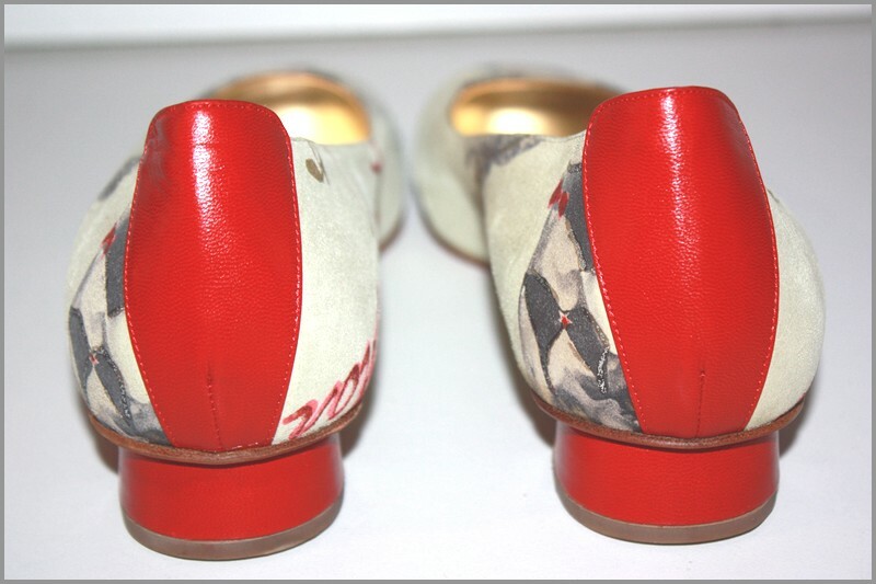Ballerines Sandro Vicari En Cuir Imprimé Coloré - Taille 39, Occasion Très Bon état