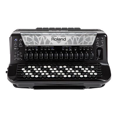 Roland FR-8XB BK V-accordion Button Keyboard Black Flagship Built