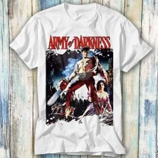 Army Of Darkness Evil Dead Movie Cult 90s T Shirt Meme Gift Top Tee Unisex 658