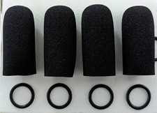 4 New Bose Aviation Headset Microphone Windscreen Covers Mic Muff For A30 A20 X