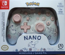 PowerA Enhanced Wireless Nano Controller for Nintendo Switch Pikachu Garden