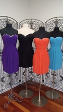 G540 ALYCE DESIGNS 4272 sz 4 PERSIMMON FORMAL HOMECOMING PROM GOWN DRESS