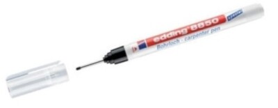 Edding 8850 Bohrlochmarker Tieflochmarker Carpenter pen, 1 mm, schwarz