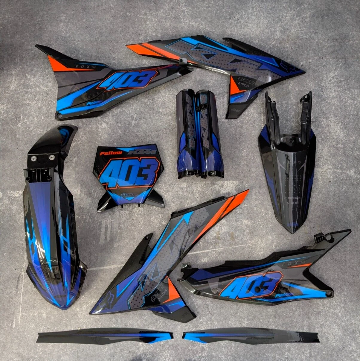 Plastics + Graphics KTM 2025-2026 XC XC-F SX SX-F Custom Race