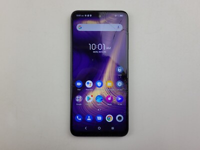 TCL 20S (T773O) 128GB - Gray (GSM Unlocked) Smartphone - CRACKED - J6333