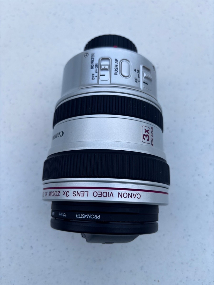 Canon望遠レンズCanon XL 3x Zoom Video Lens CANON Video Lens 3X WIDE ZOOM 3.4-10.2mm 1:1.8-2.2 for XL