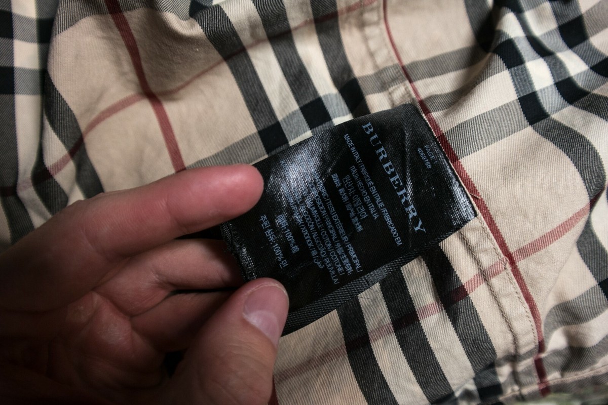 Burberry x Gosha Rubchinskiy oversized shirt Logo nova check Burberry x Gosha Rubchinskiy oversized shirt Logo nova check
