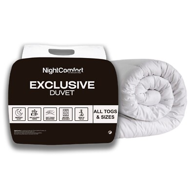NightComfort Exclusive Collection Mikrofaser Bettdecke - alle Togs & Größen