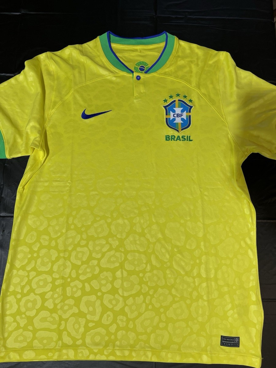 Brazil '22/23' Home Nike Vapor Match Soccer Jersey Men's