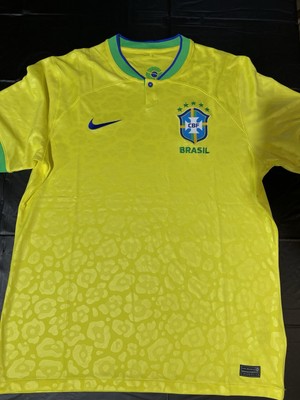Brazil '22/23' Home Nike Vapor Match Soccer Jersey Men's Size L