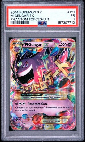 M Gengar-EX graded PSA 1 for sale on eBay